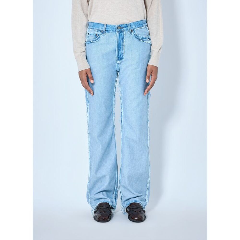 Acne Studios Women Frayed Denim Jeans